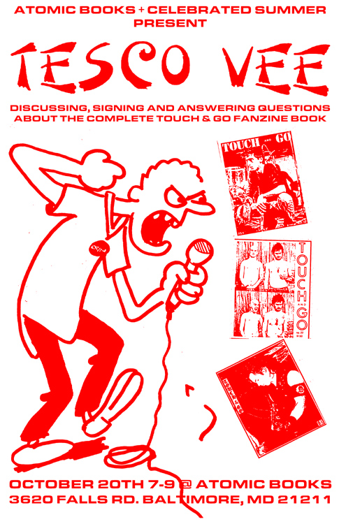 tesco vee meatmen atomic books celebrated summer October 20th 2011 poster